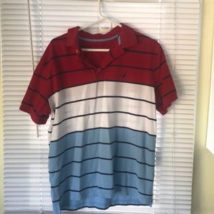 Red white and blue nautica polo fresh